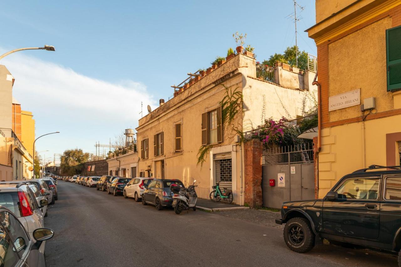Bright And Comfy Terraced Apartment In Trastevere Рим Экстерьер фото